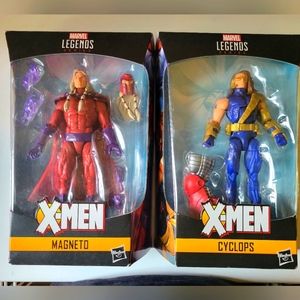 Hasbro Legend Series Magneto and Cyclops set.